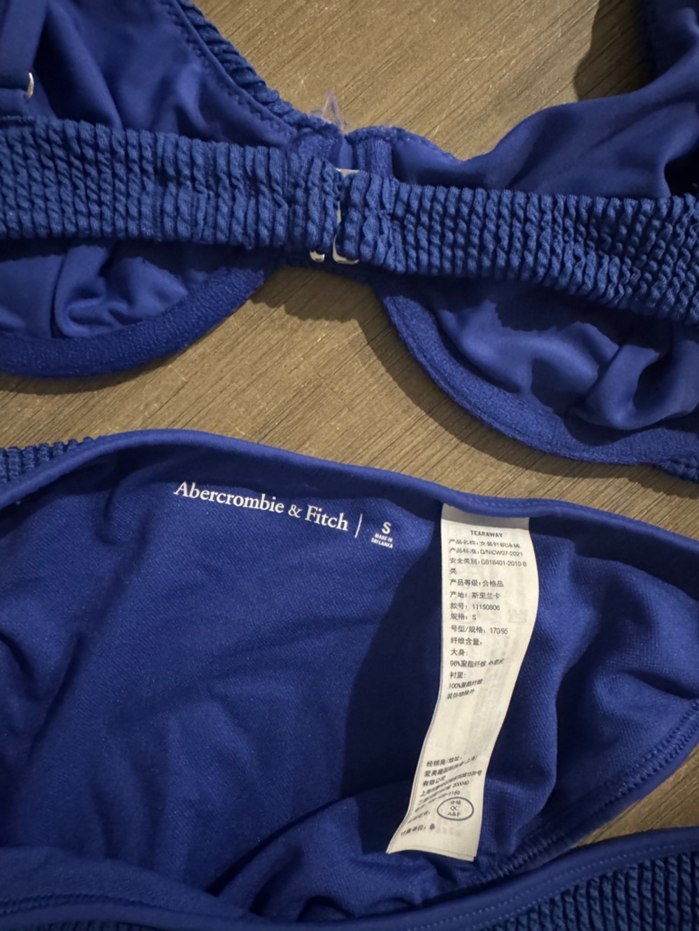 Abercrombie & Fitch High Apex Underwire Bikini Set SMALL - Picture 5 of 5